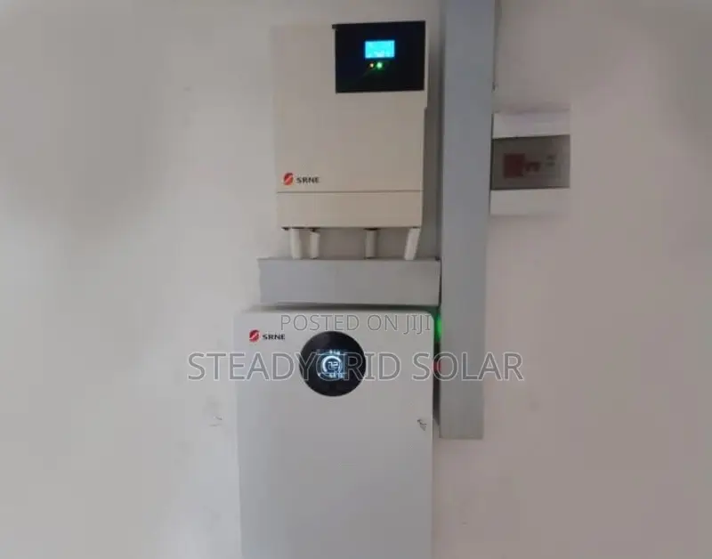 Strong SRNE Inverter Setup With 5kwh Powerful Lithium Batter
