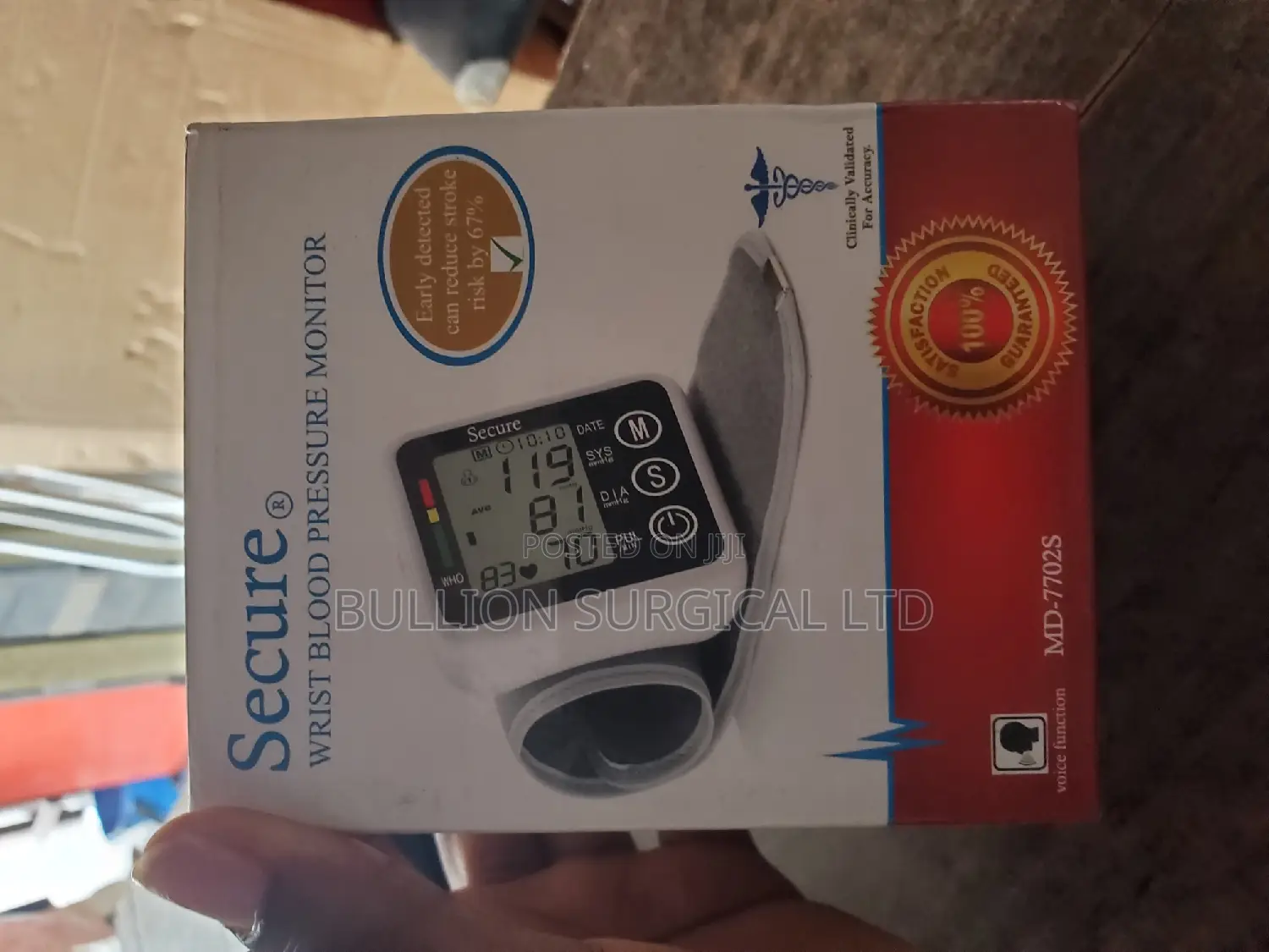 Wrist Blood Pressure Monitor