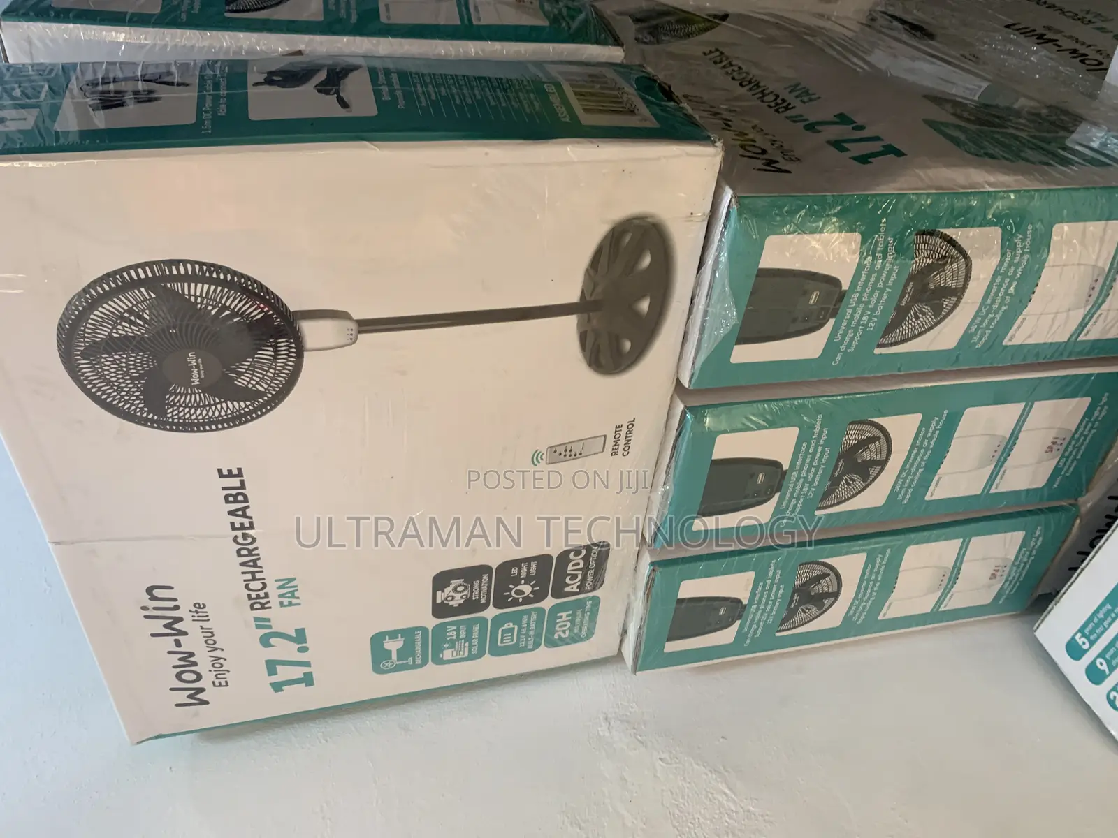 Standard Recharchable Solar Fan