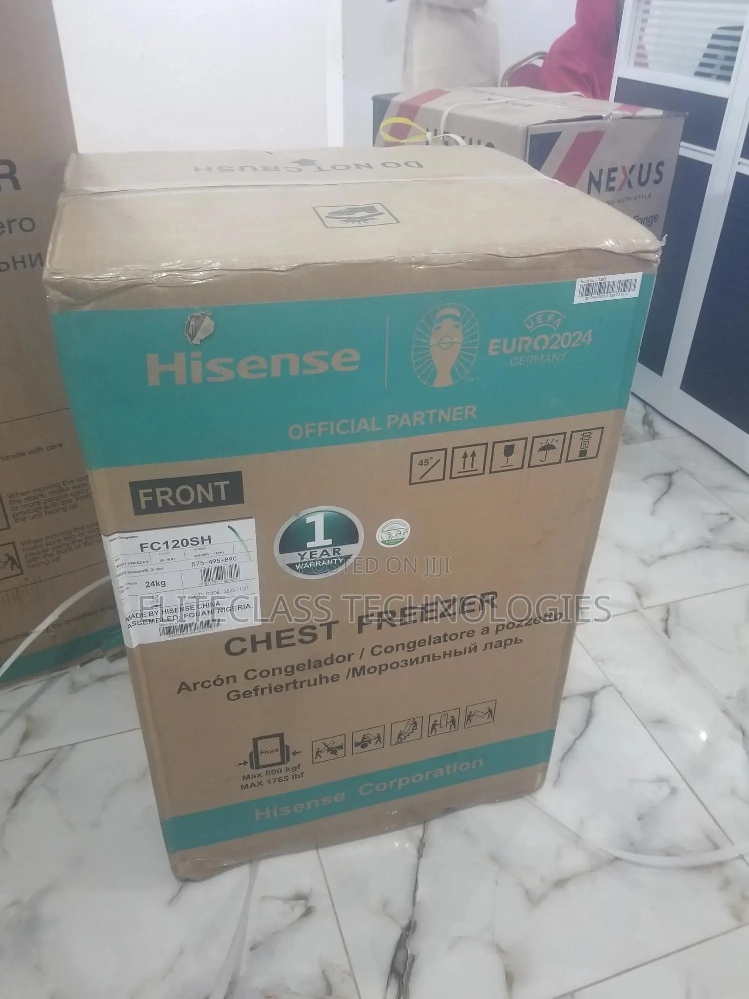 FC-120SH Hisense Chest Freezer-Brand New.