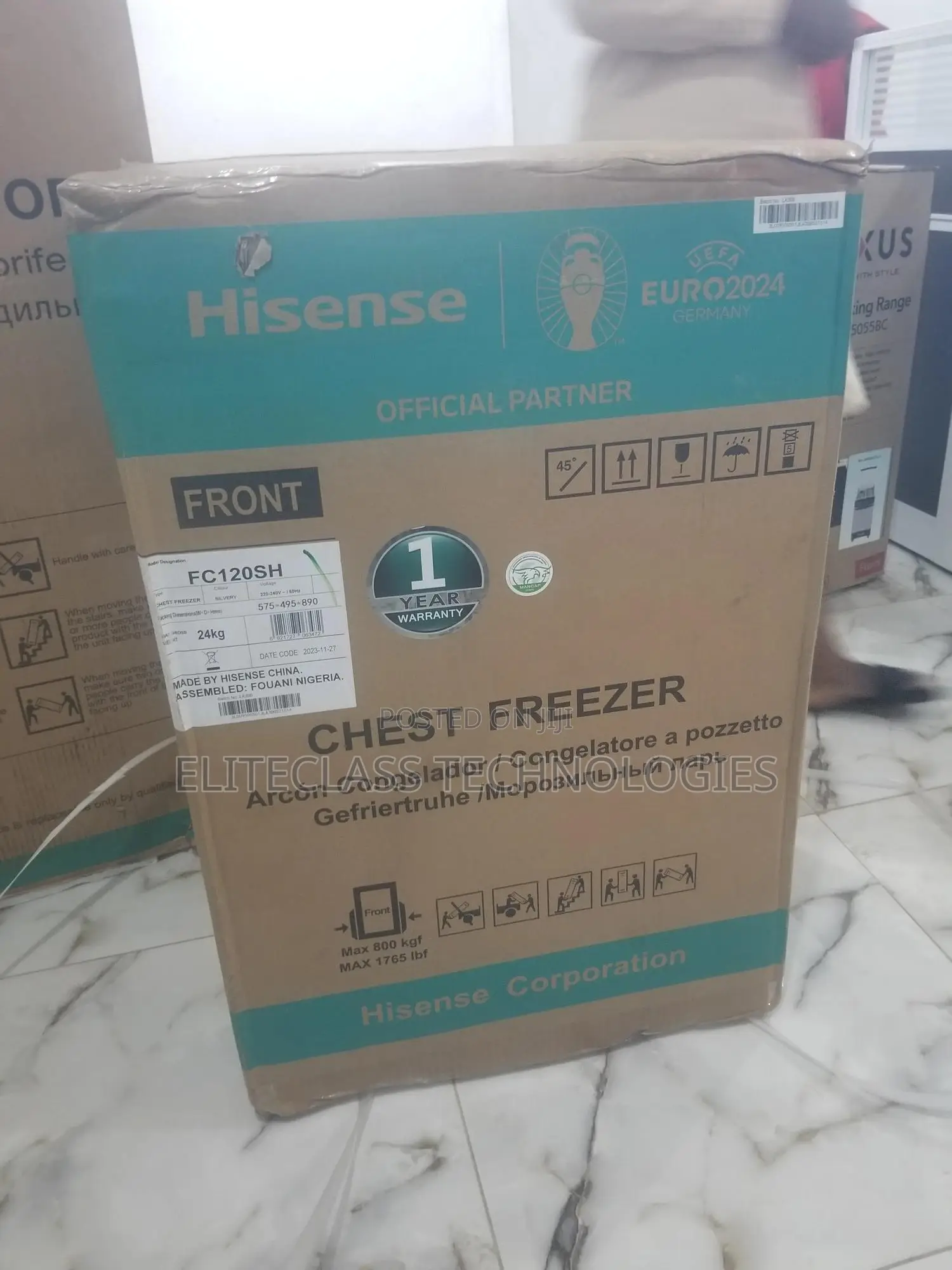 Standard Hisense Chest Freezer Fc-120sh.