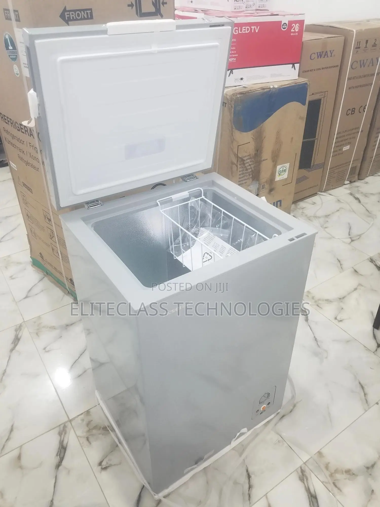 Fast Freezing and Retention Hisense FC-120SH Chest Freezer.