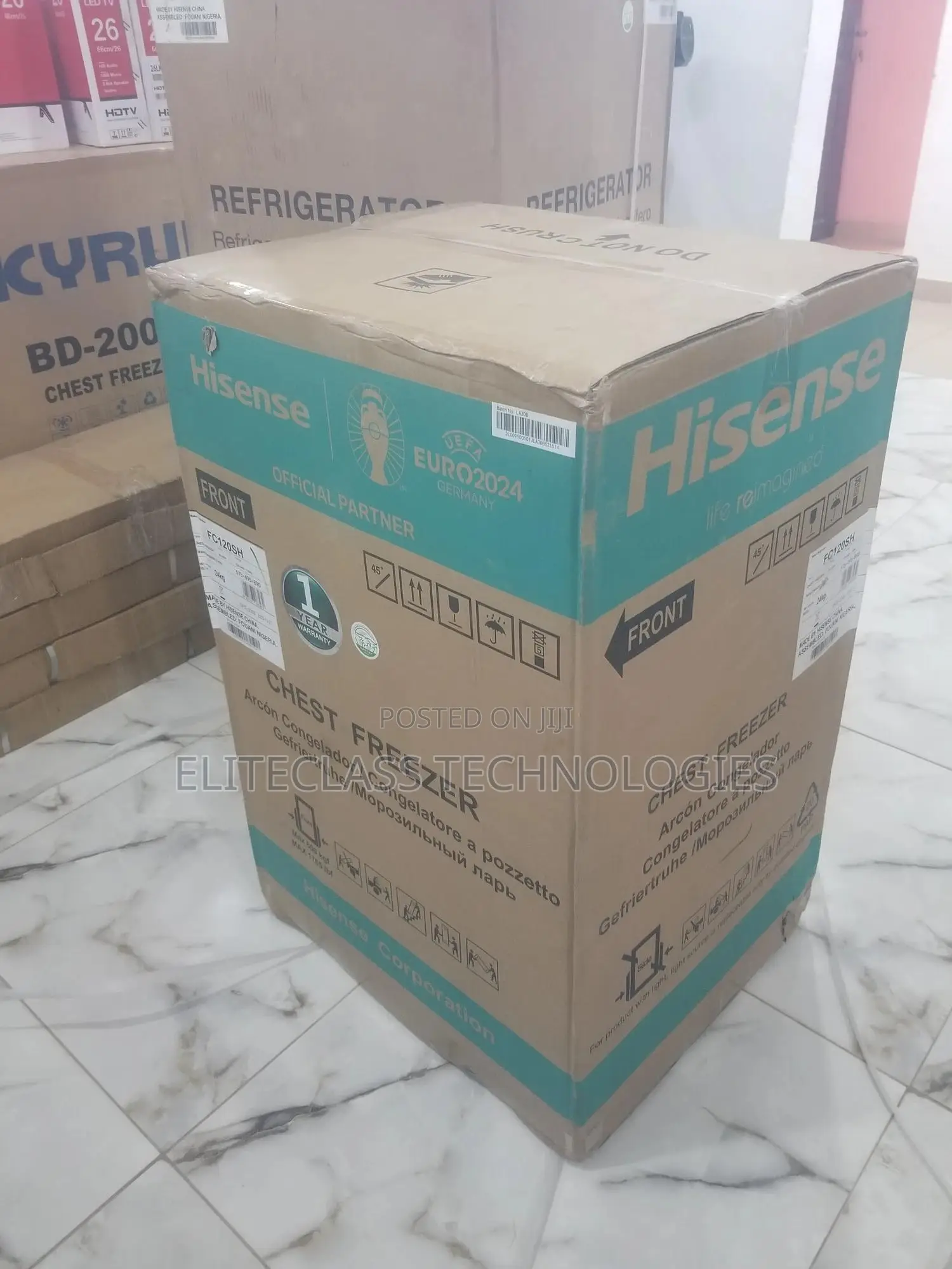 Fast Freezing and Retention Hisense FC-120SH Chest Freezer.