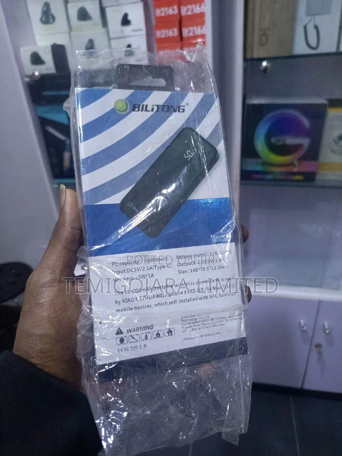 10000mah Wireless Charging Powerbank