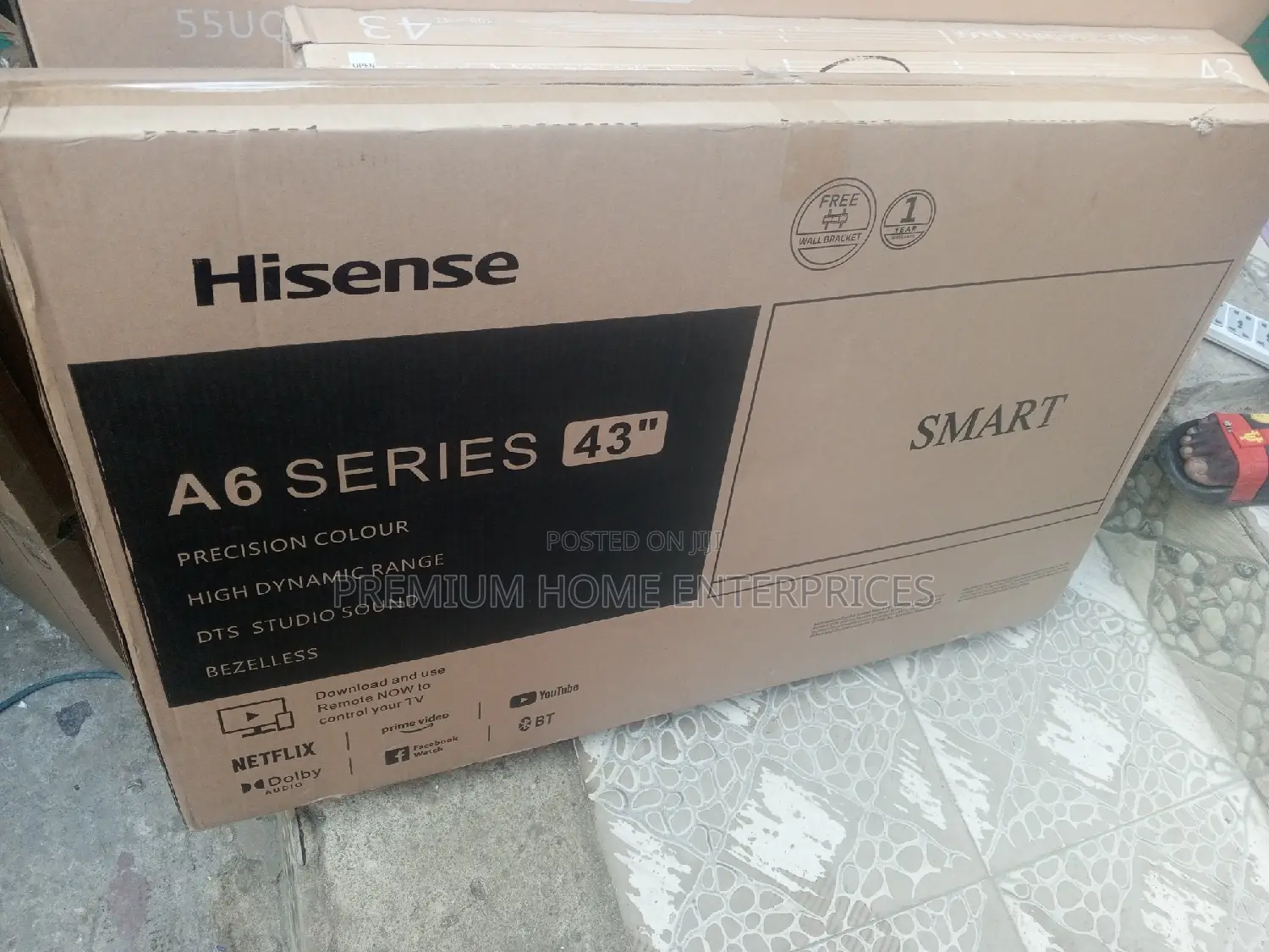 Hisense 43''smart Tv With Bluetooth,Netflix,Youtube