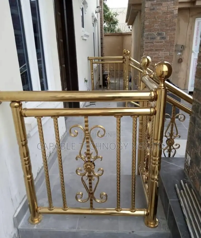 Gold Stainless Handrail’S