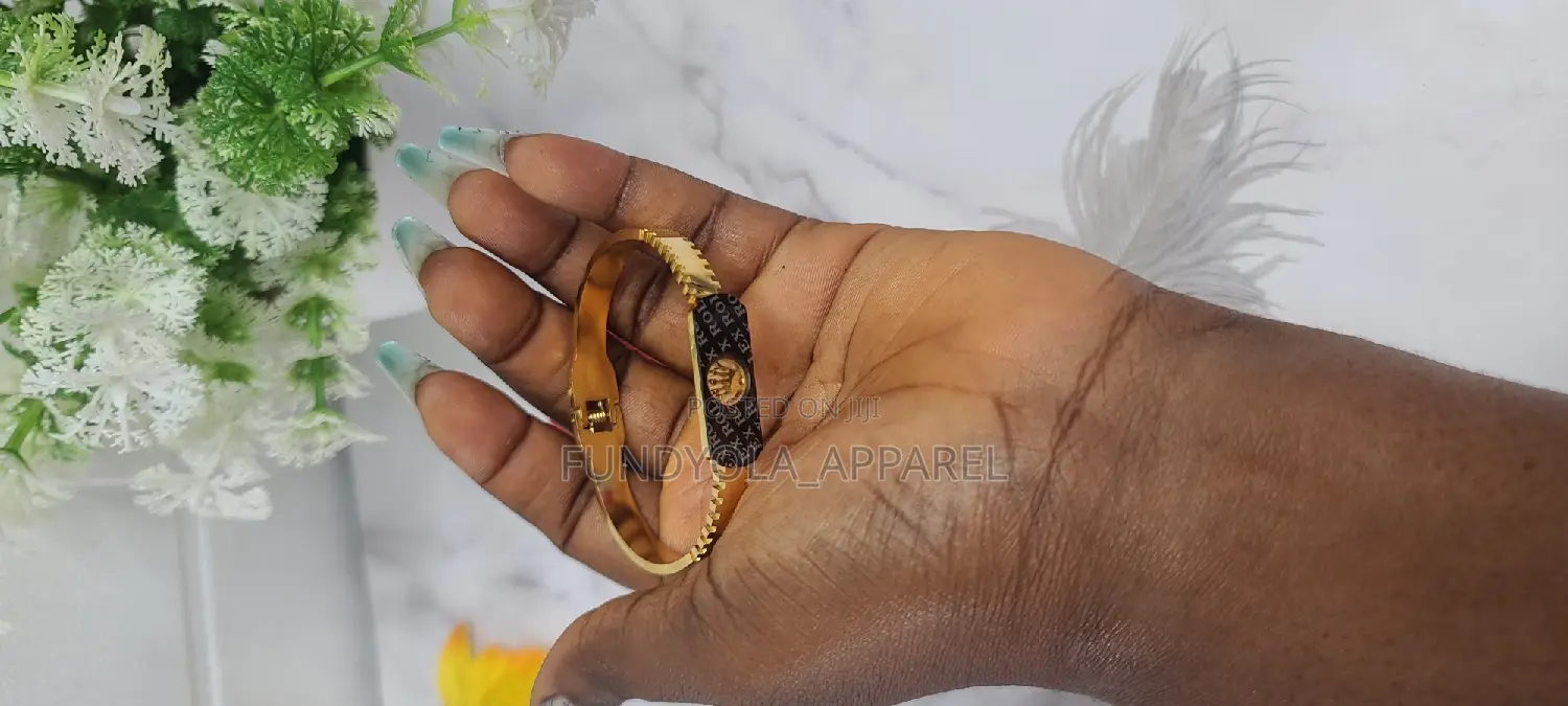 Rolex Female Steel Gold Wrist Bangle