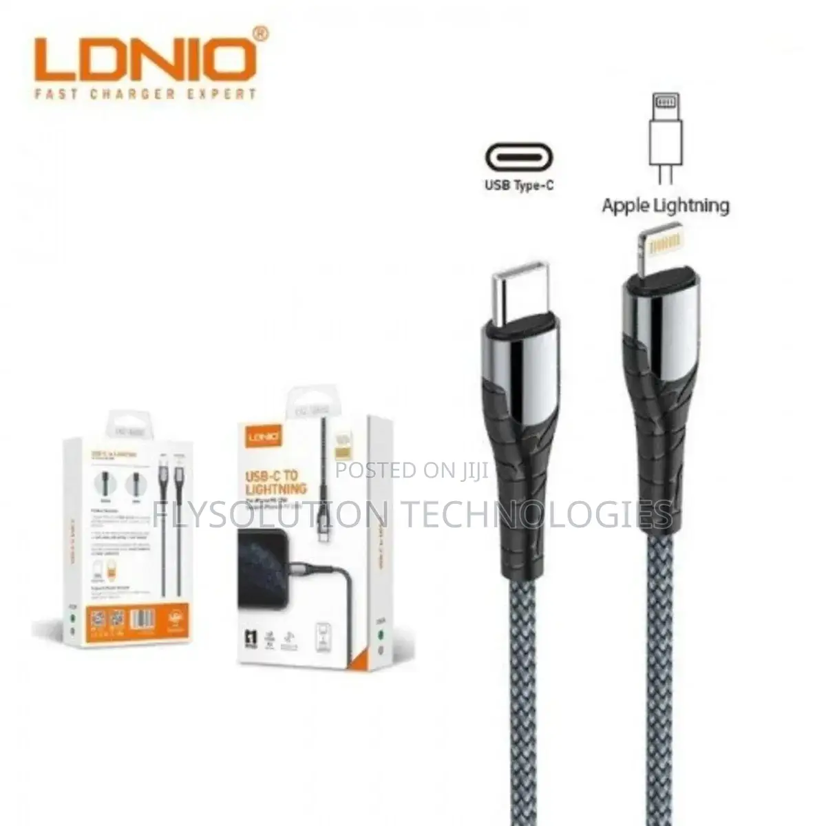 LDNIO Usb-C to Lightning iPhone Cable – 1 Meter