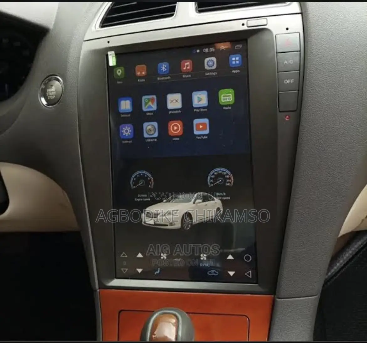 Tesla Android Screen Available
