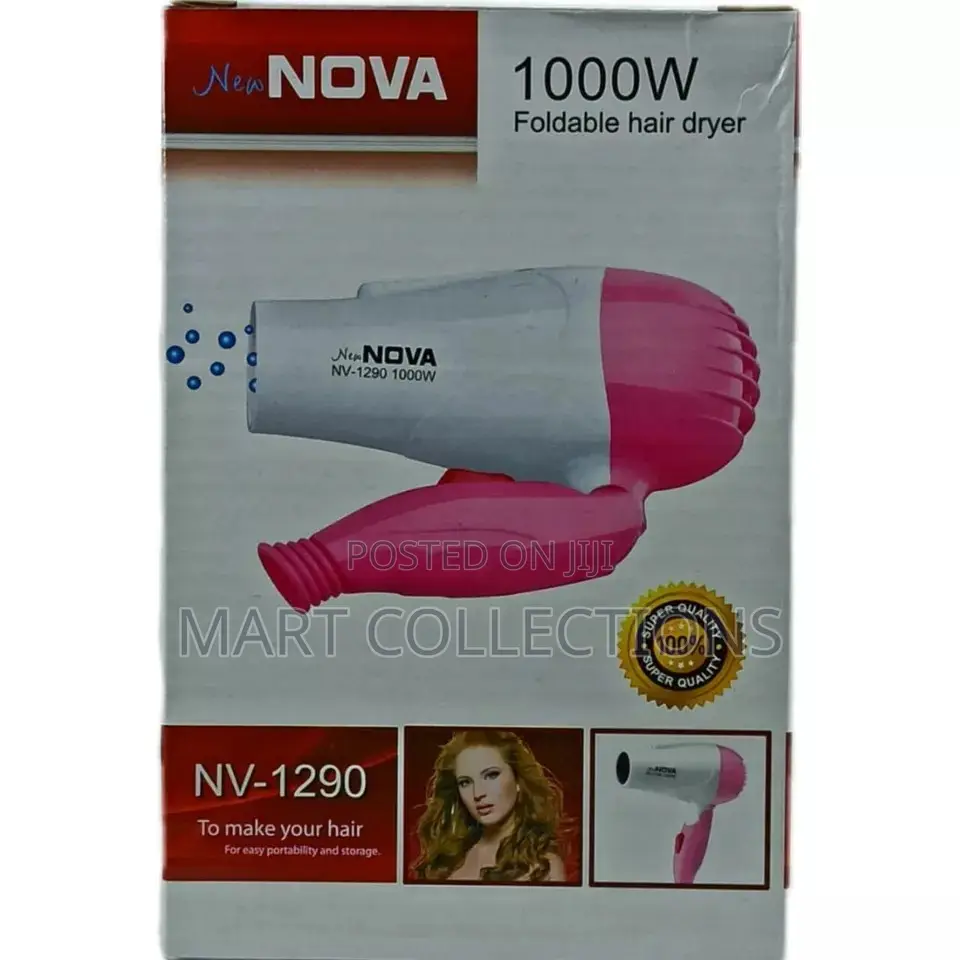 NOVA Foldable Hair Dryer Travel Hair Dryer