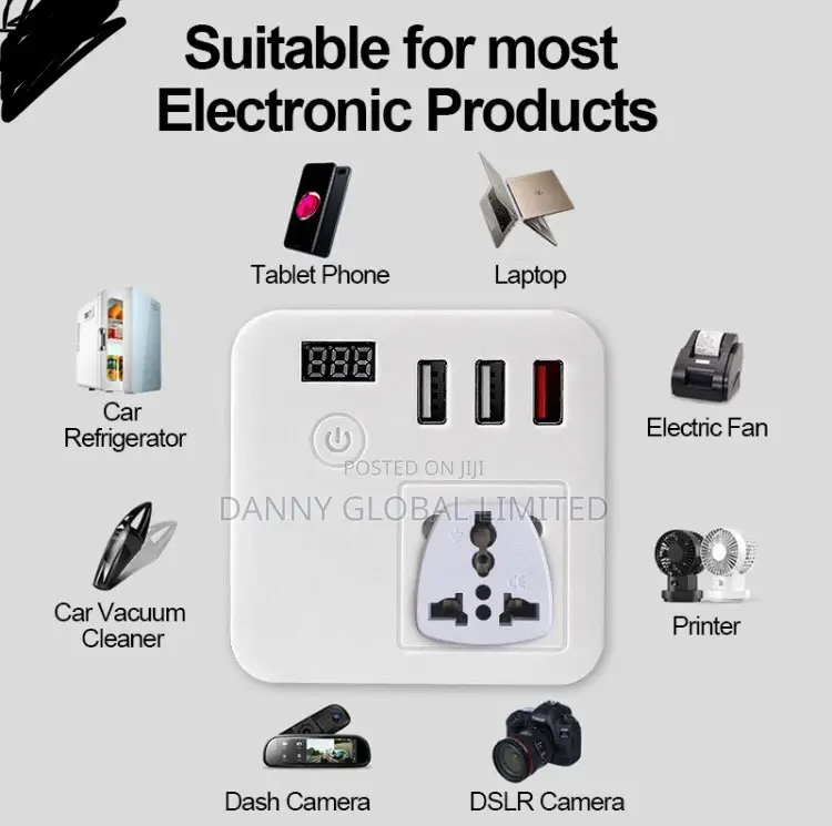 Car Power Inverter 12v/220v Converter Multi- Function