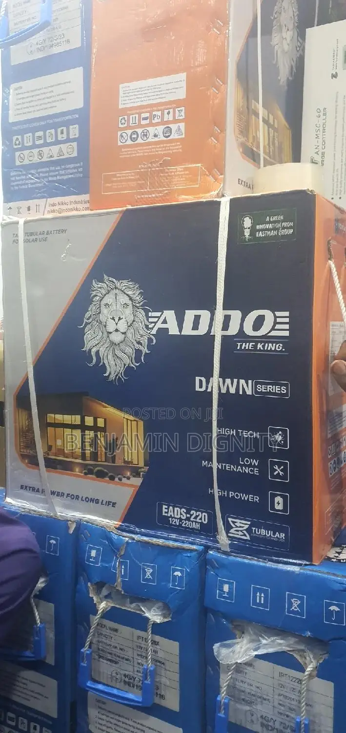ADDO 220ah Tubular Battery Battery