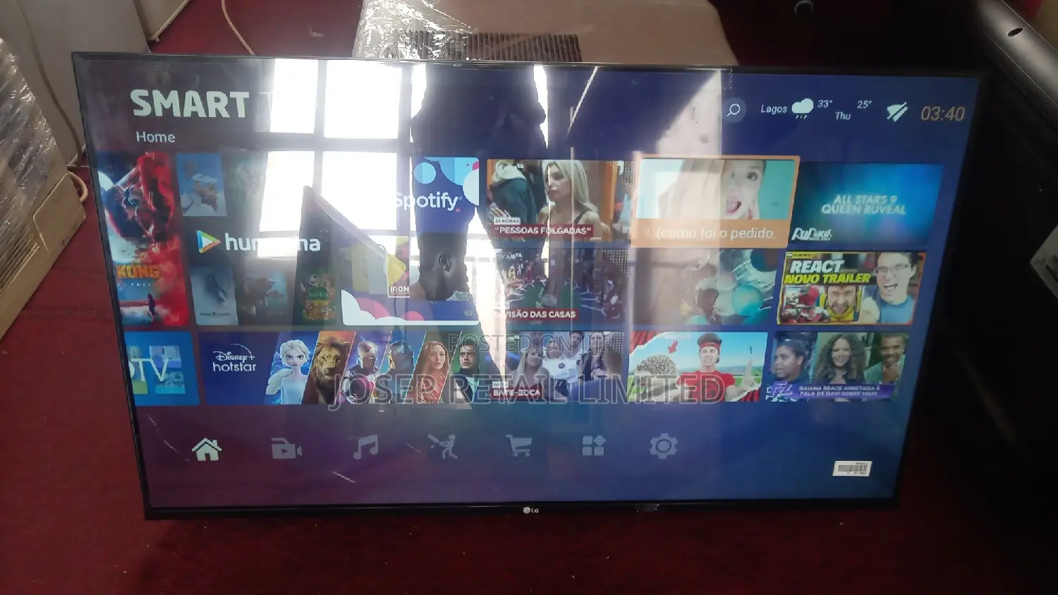 50inches LG Al Smart Resolution Ultra Slim Tv Blutooth