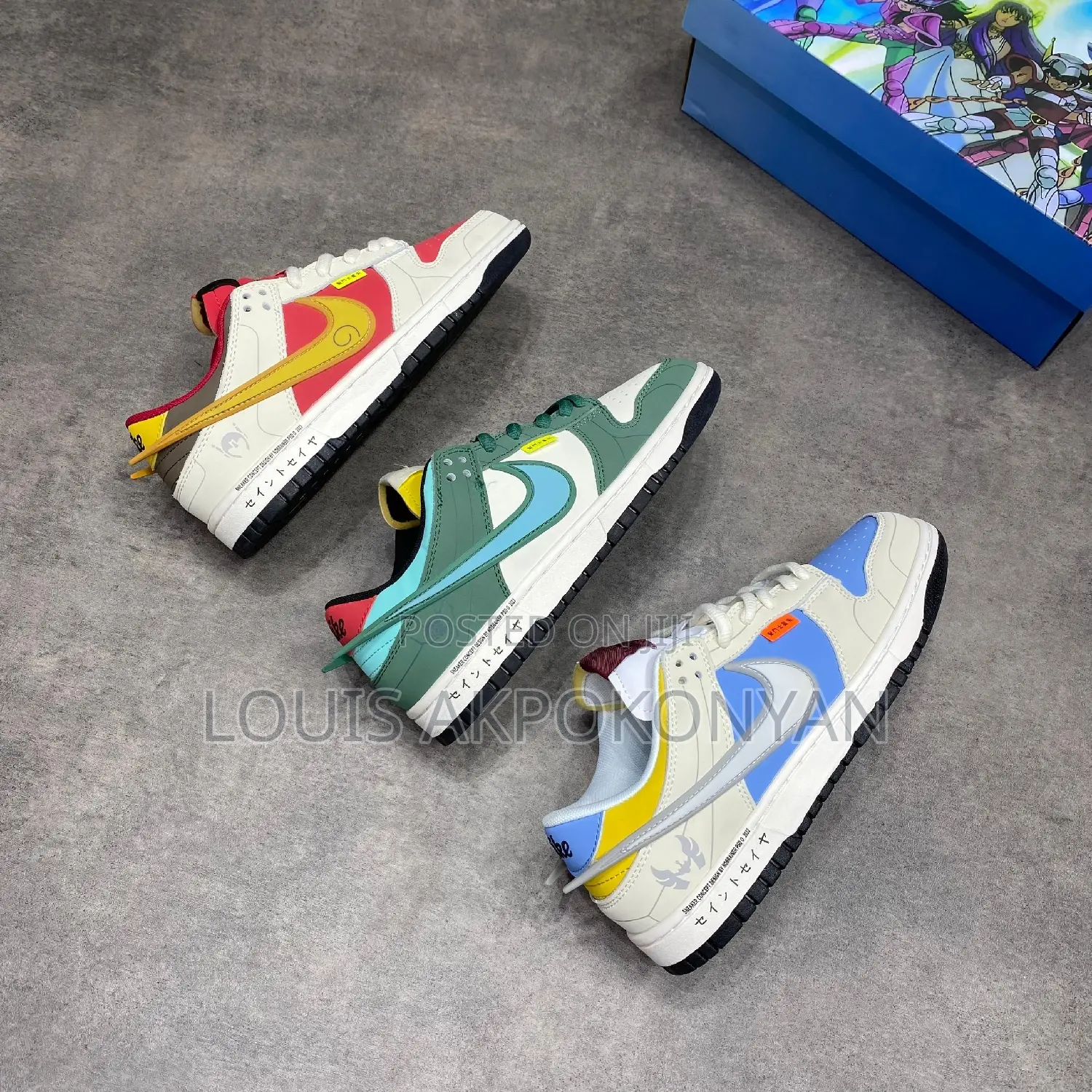 No Brainer PSD X Nike Low Custom Sneakers