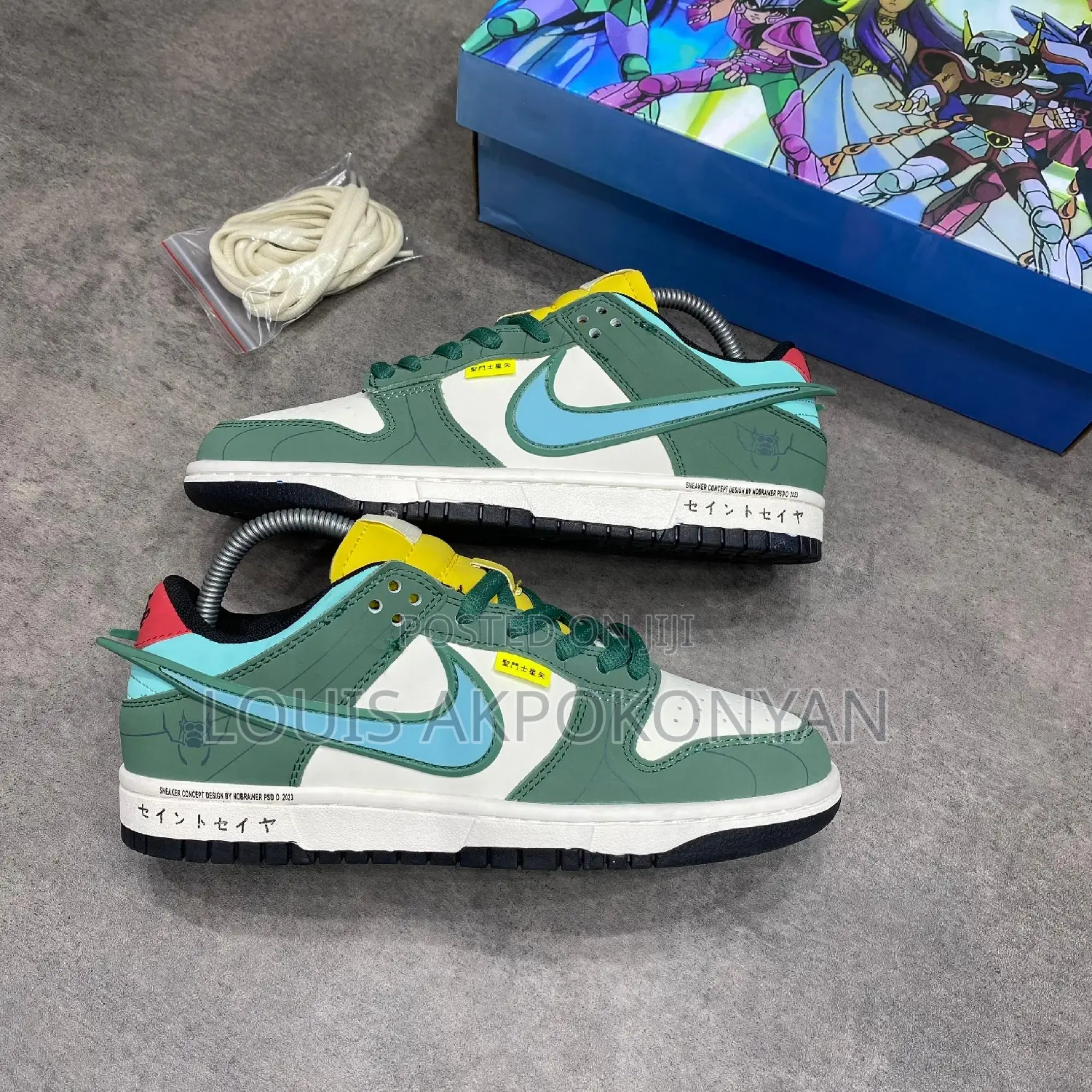 No Brainer PSD X Nike Low Custom Sneakers