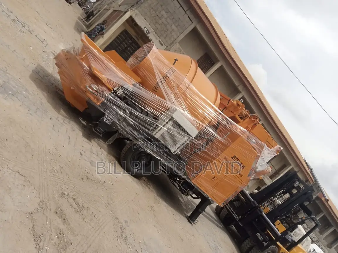 Concrete Mixer With Pump