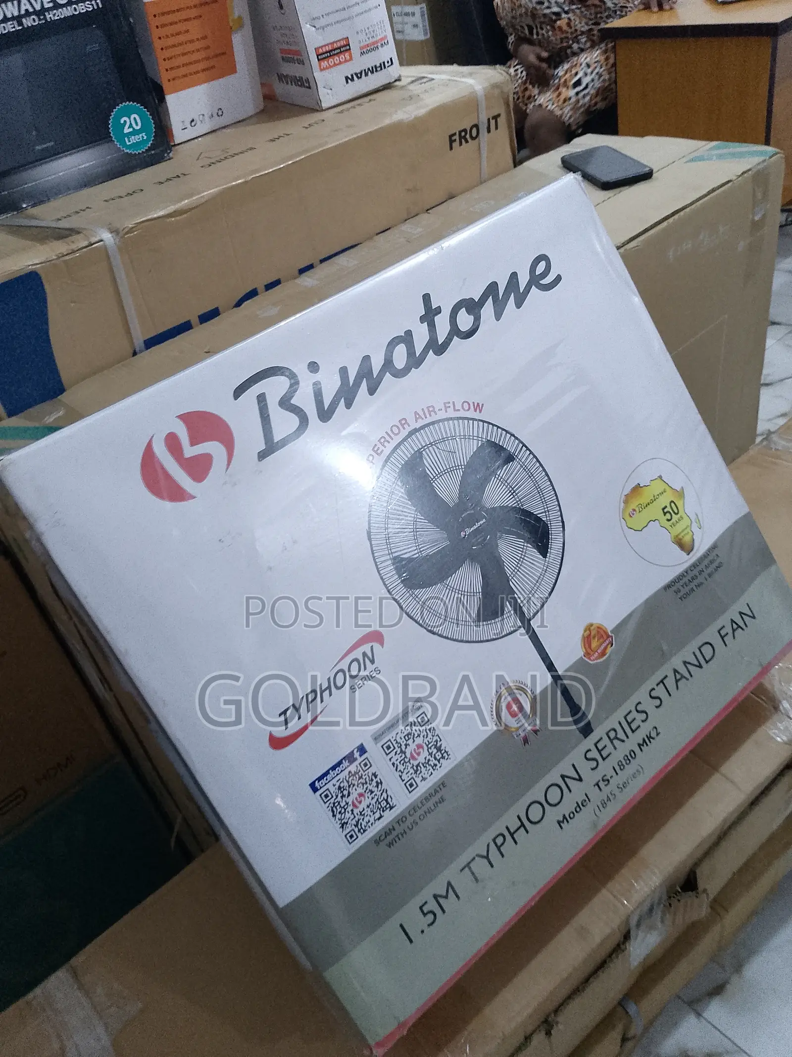 New Efficient Binatone 18 Inches Standing Fan