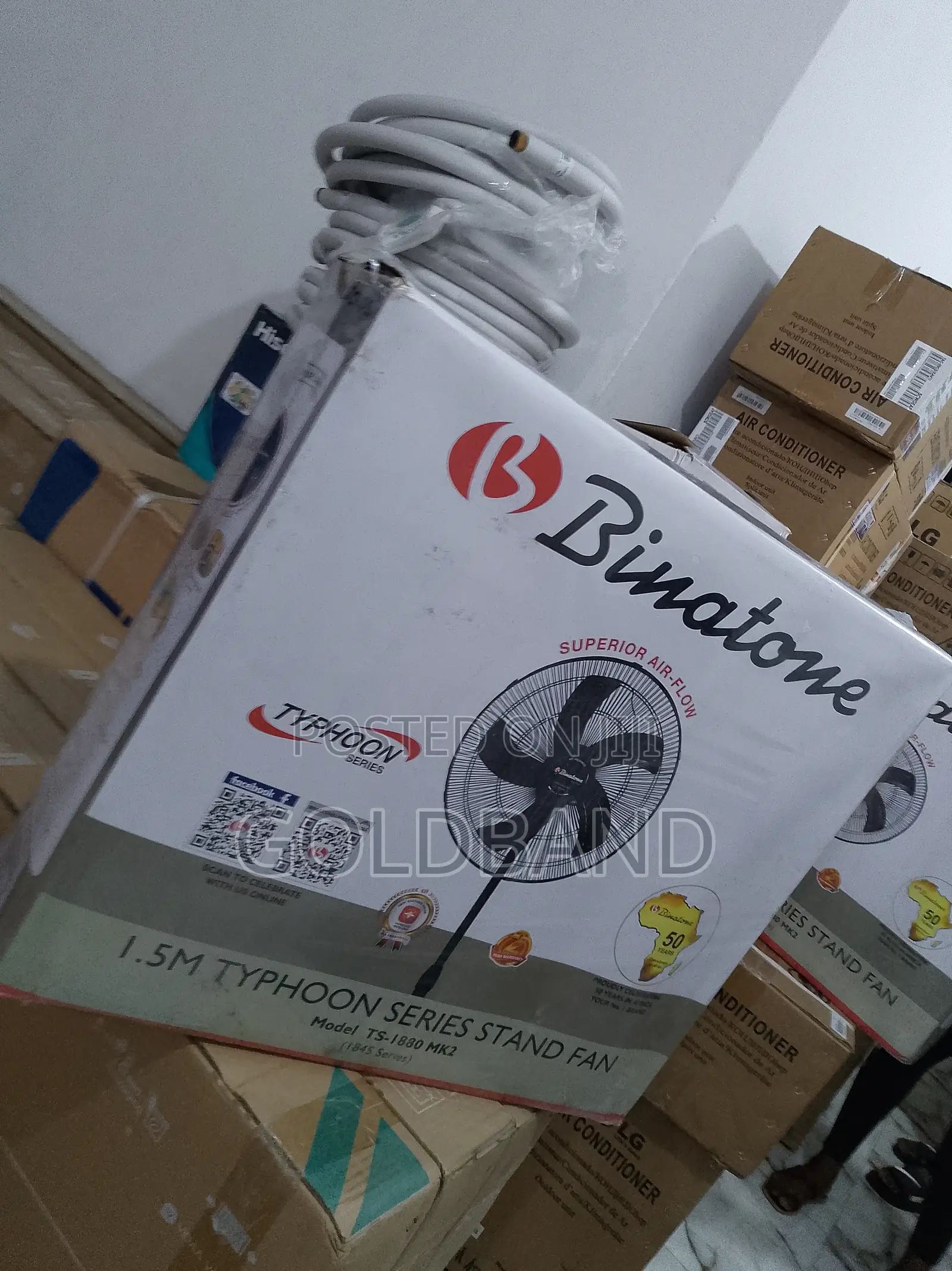 Binatone Standing Fan 18 Inches- Silent Breezy