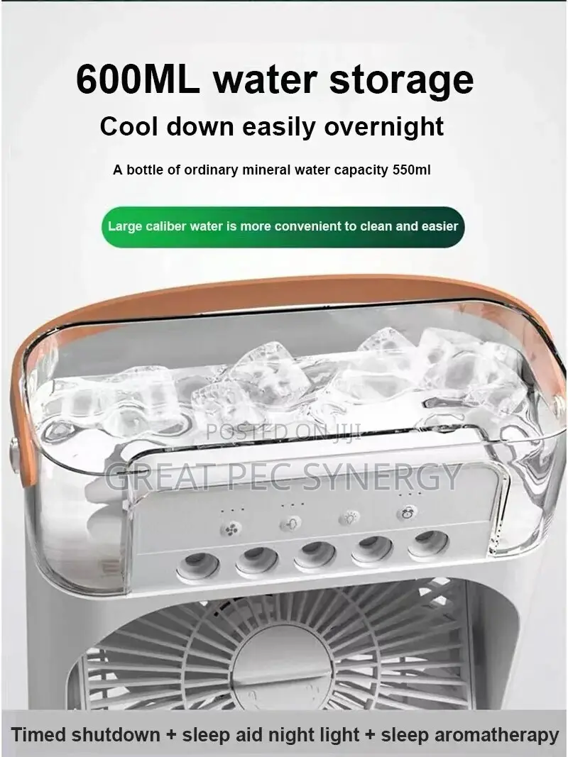 Mini Rechargeable Fan (With Mist Spray)