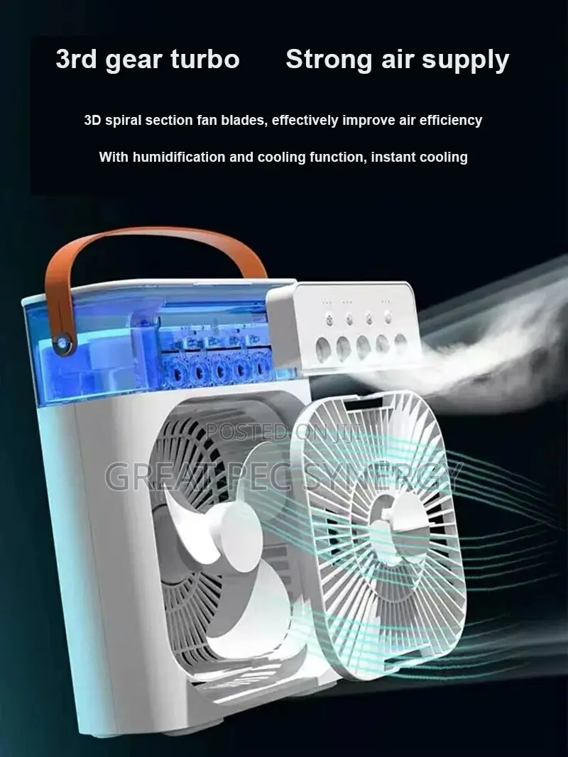 Mini Rechargeable Fan (With Mist Spray)