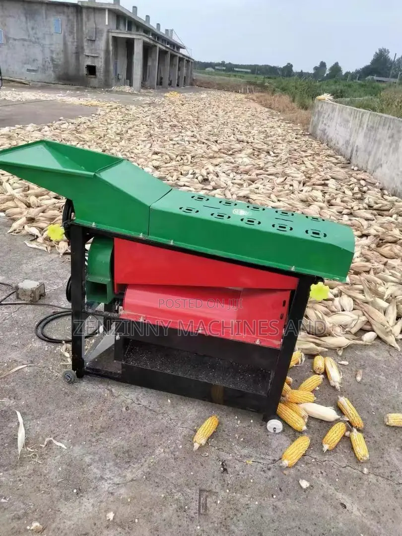Corn Peeler And Thresher Machine