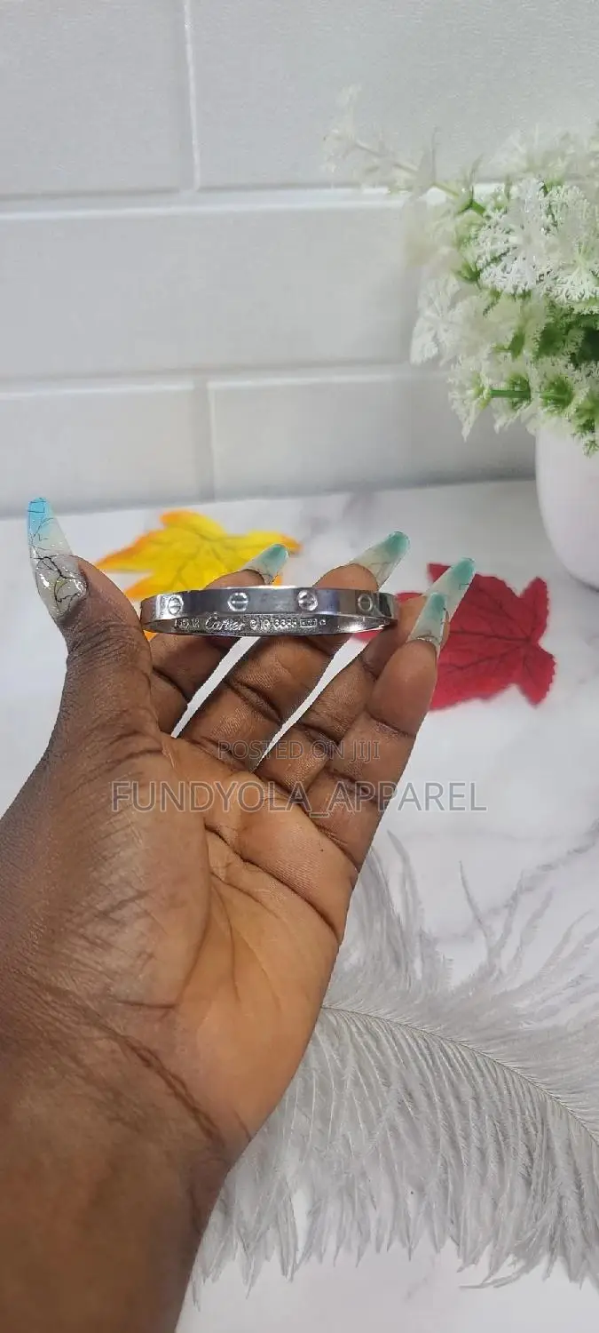Quality Female Steel Wrist Silver Bangle