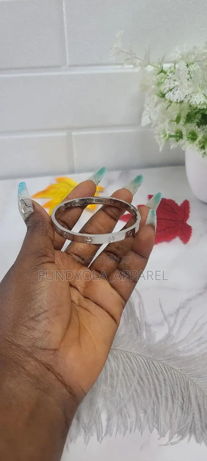 Quality Female Steel Wrist Silver Bangle