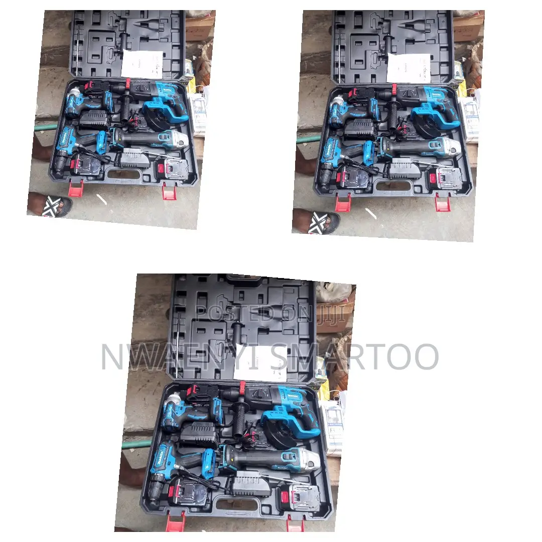Cordless Machine 4 in 1 With 4 Battery Makita