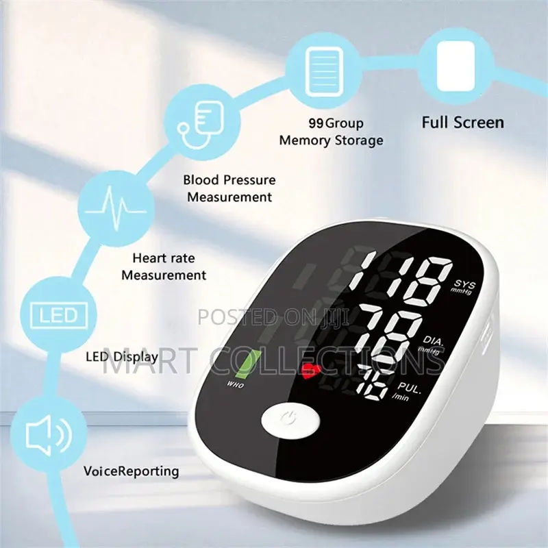 Digital Blood Pressure Monitor Upper Arm BP Monitor