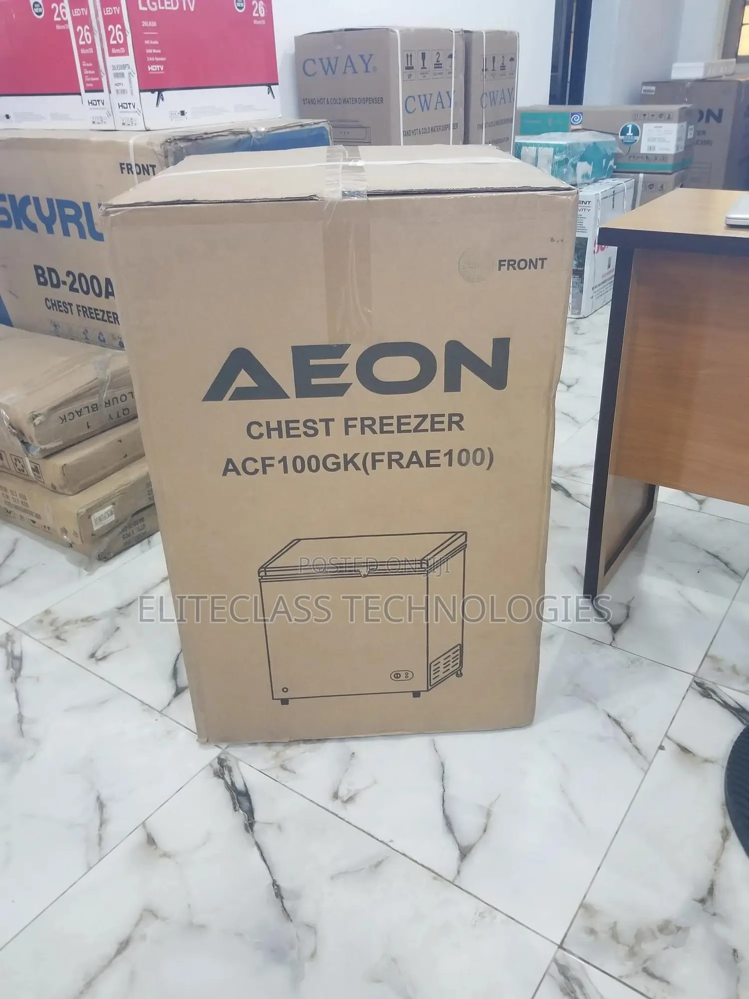 Sound and Affordable Aeon Chest Freezer - ACF100GK.