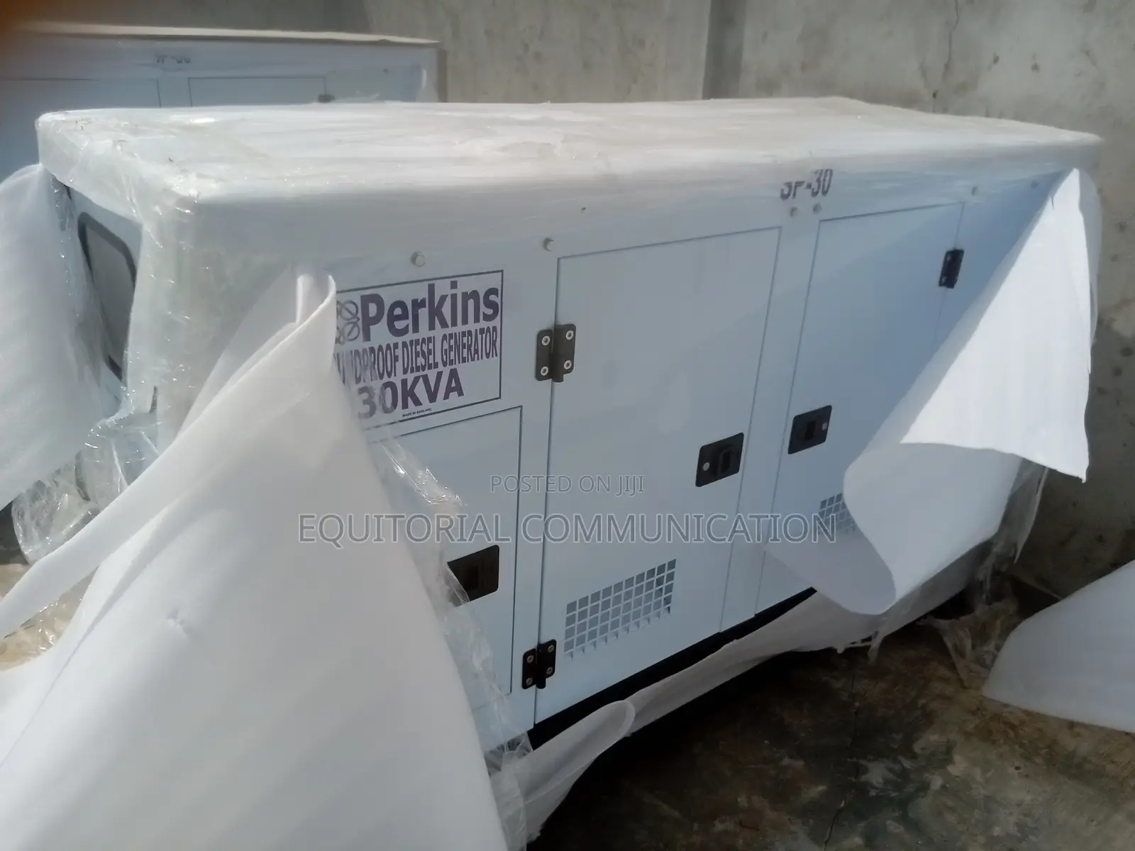 Perkins 30kva Soundproof Generator - Brand New