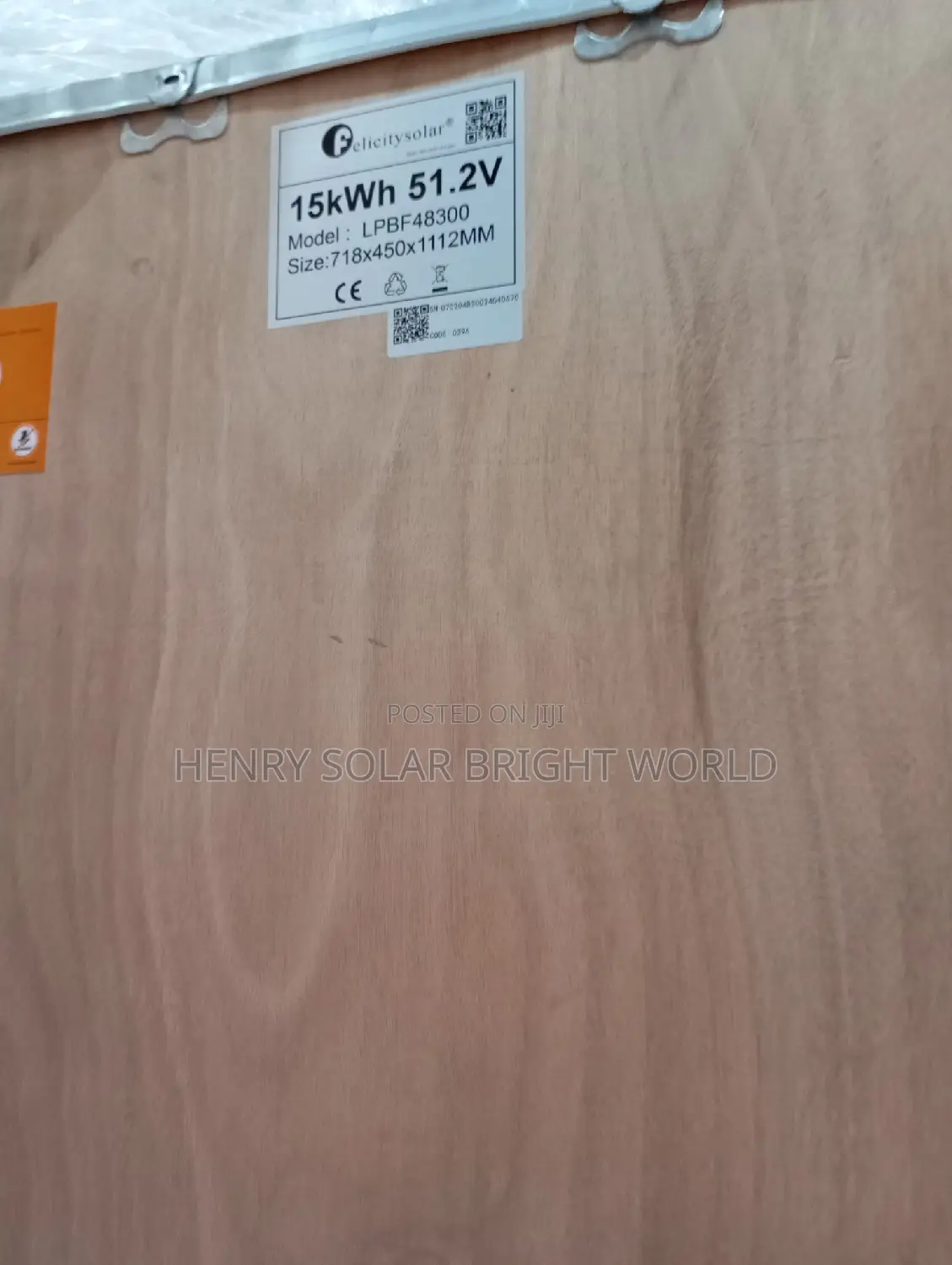 Felicity Lithium Battery 15kwh 51.2v