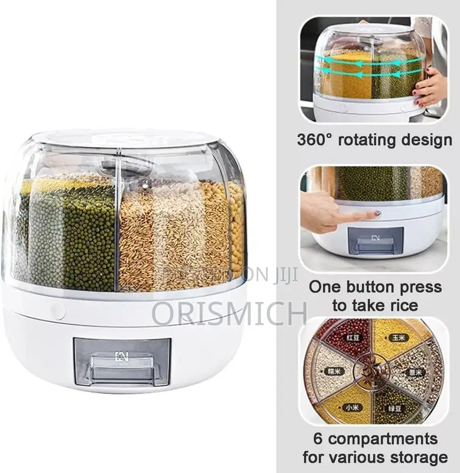 Dry Grains Food Storage Dispenser