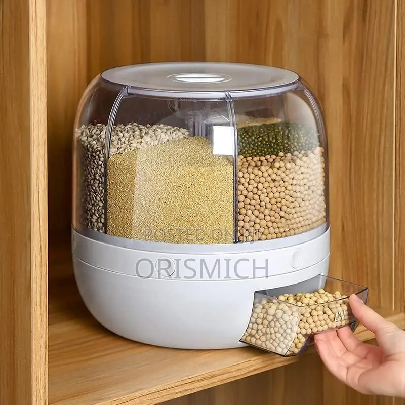 Dry Grains Food Storage Dispenser