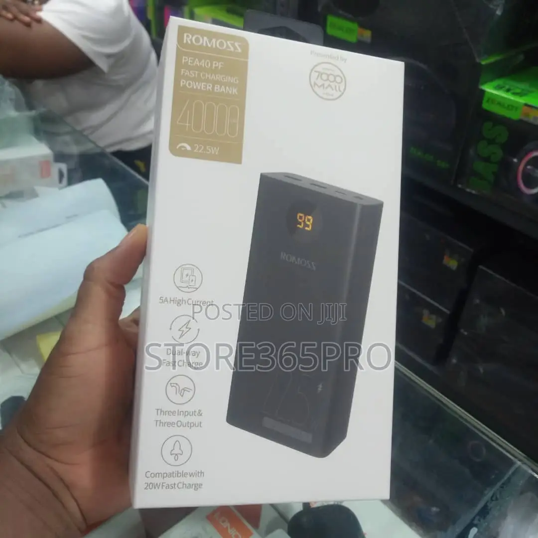 Romoss Power Bank 40000 Mah Fast Charge Complete 40000mah