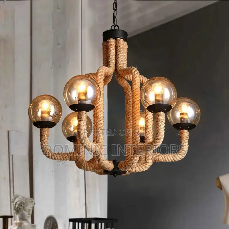 Wrought Iron Led Chandelier