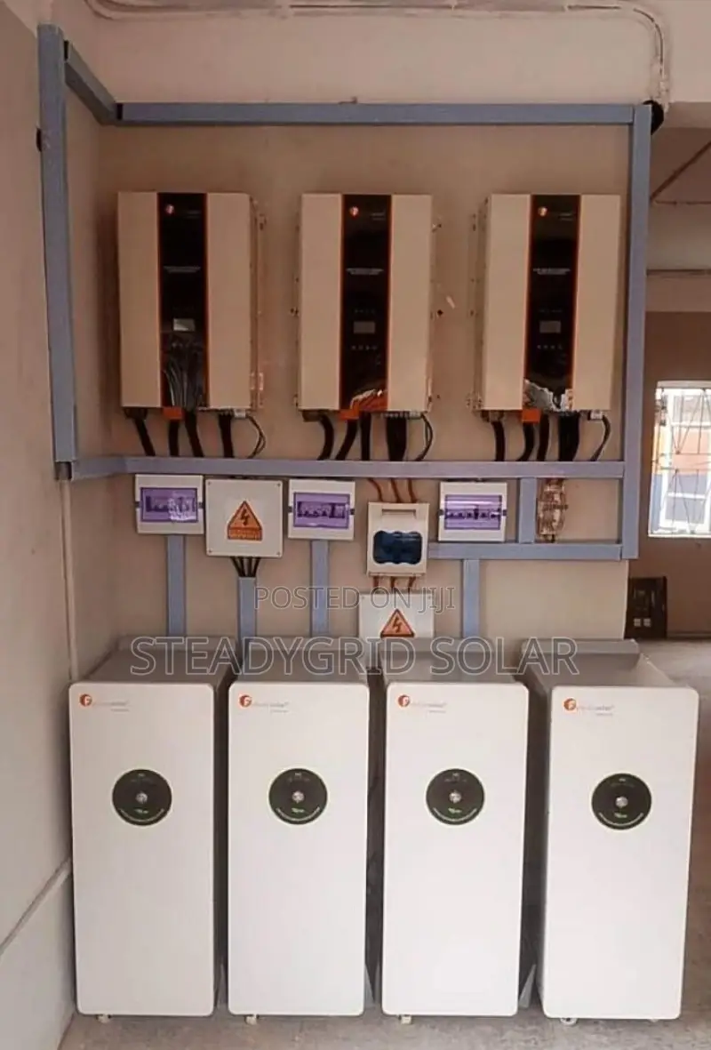 Robust Heavyweight 30kva/48v/60kwh Solar Inverter Installati
