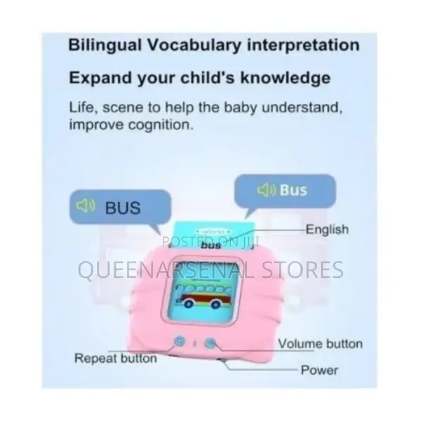 Kids Educational Flash Cards and Card Reader