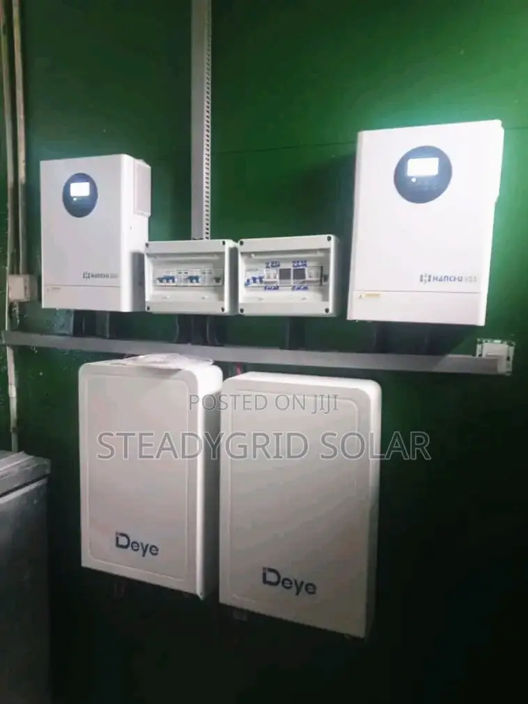 Robust 10kva Solar Inverter Setup With 15kwh Lithium Battery