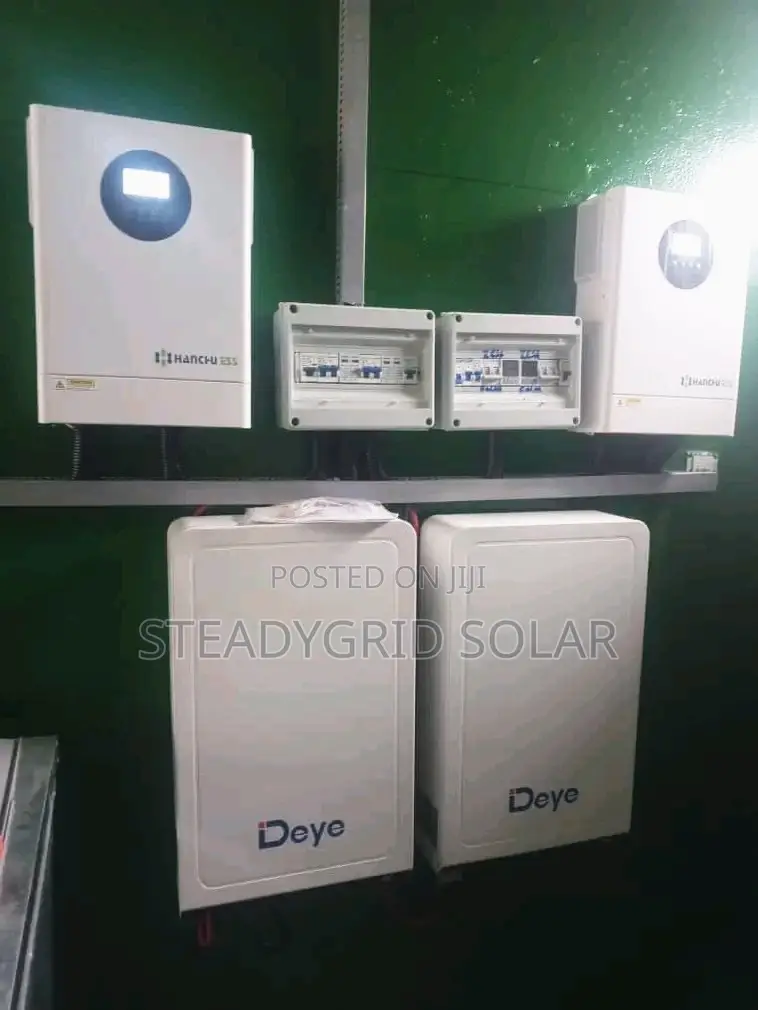 Robust 10kva Solar Inverter Setup With 15kwh Lithium Battery