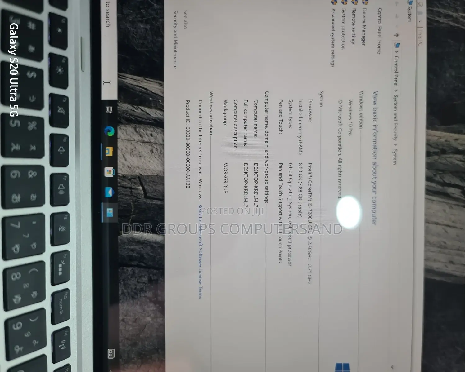 Laptop HP Elite X2 1012 G2 8GB Intel Core i5 SSD 256GB