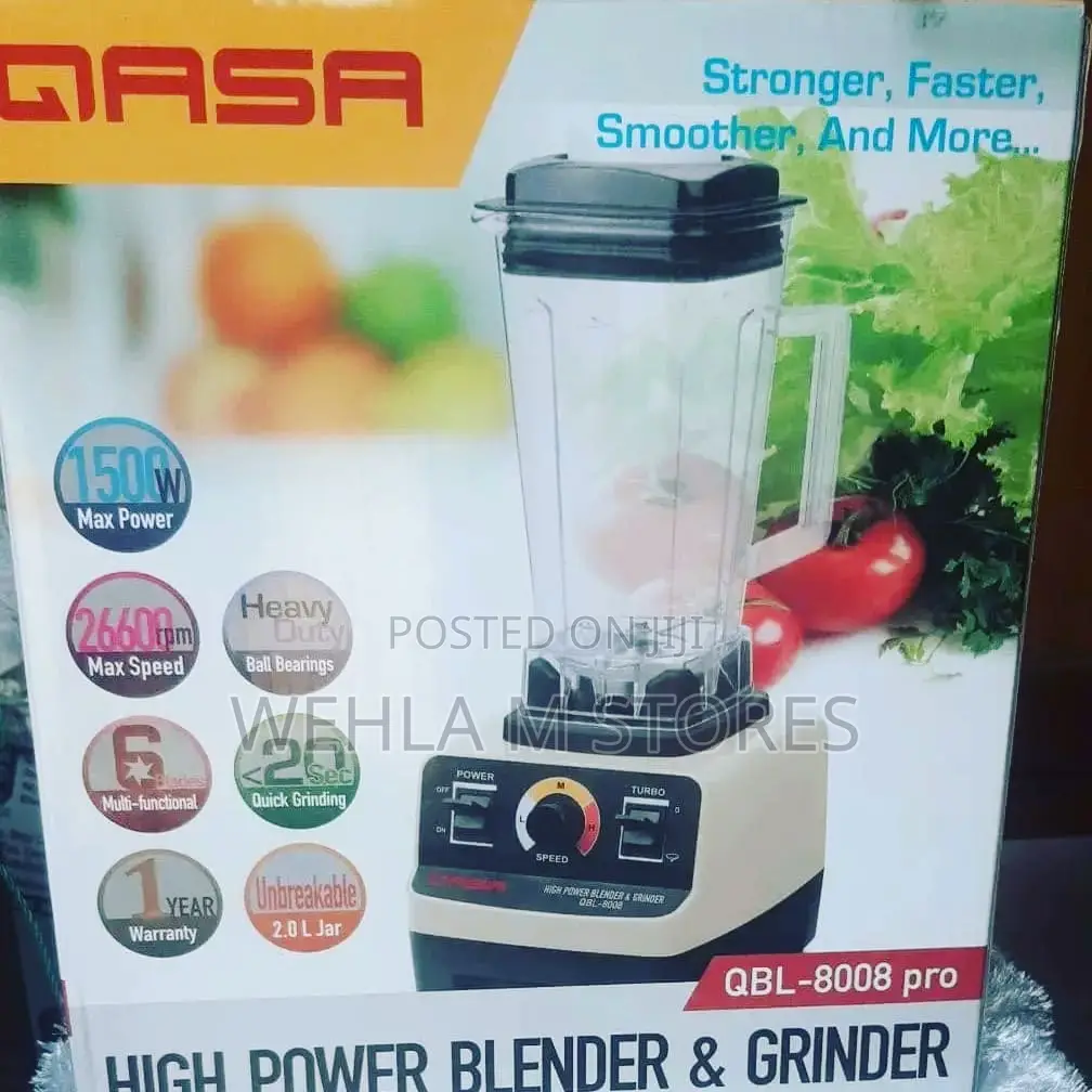 Qasa High Power Blender Grinder QBL-8008 Pro