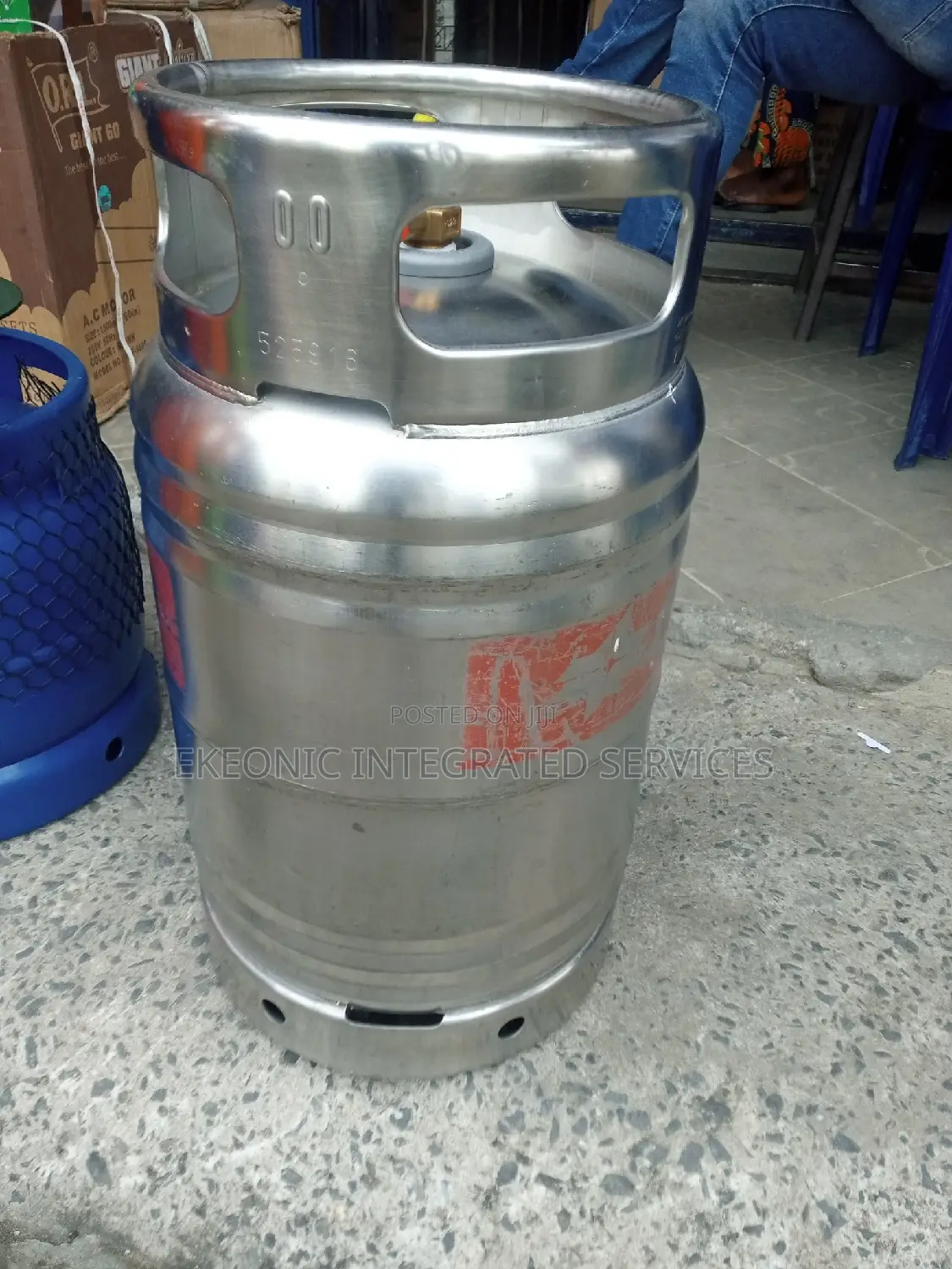 12.5kg Stainless Gas Cylinder
