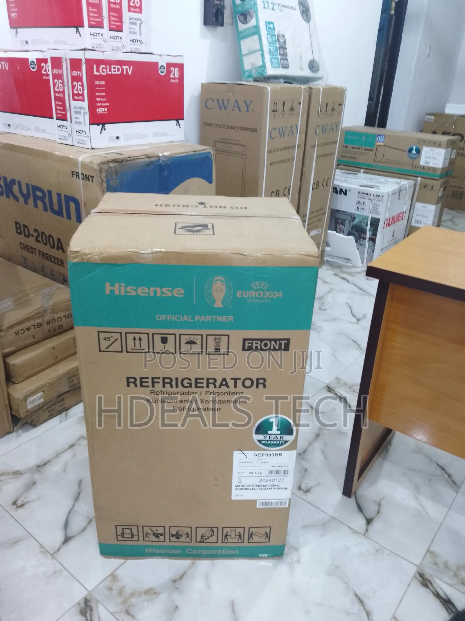 The New Hisense Refrigerator Single Door 90L
