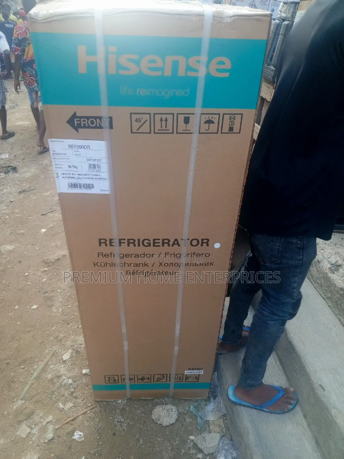 Hisense 154l Double Door Refrigerator-Ref-200dr