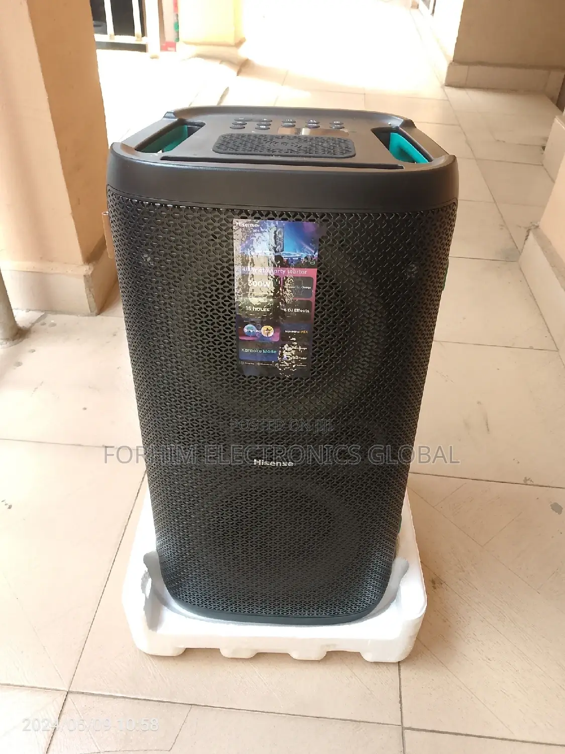 Hisense Party Rocker Sound System.