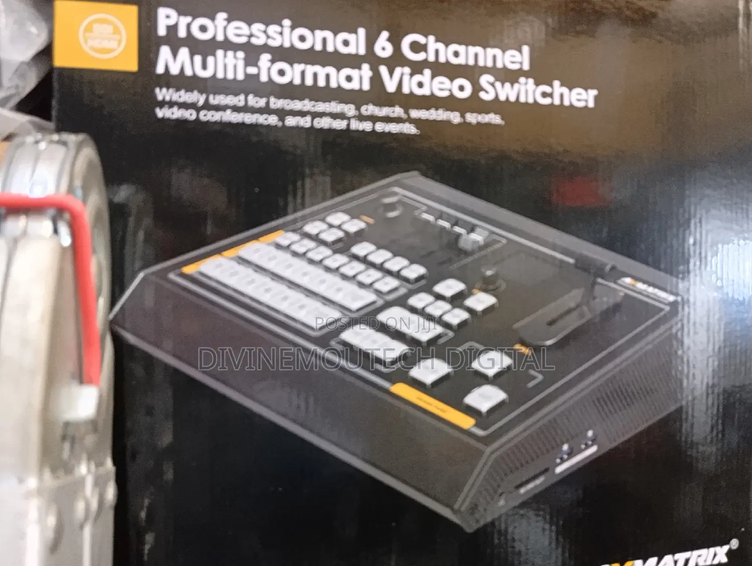 6 Channels Av Matrix Video Mixer With Recorder