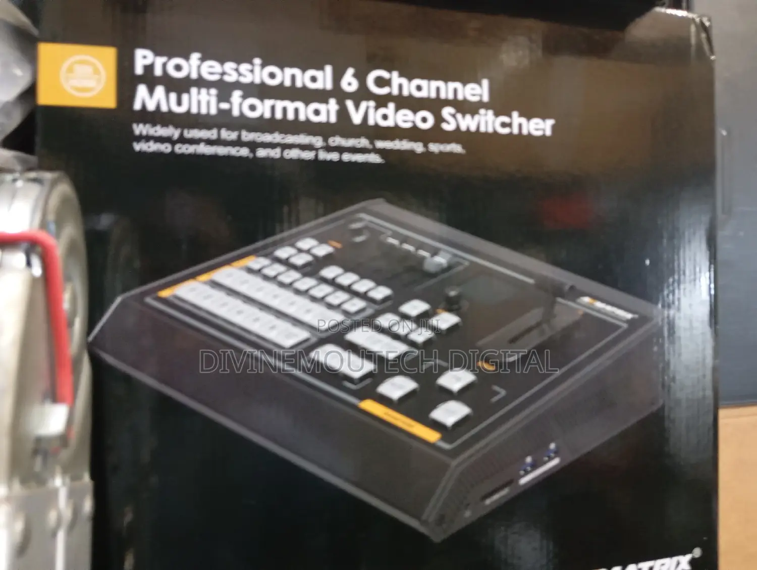 6 Channels Av Matrix Video Mixer With Recorder