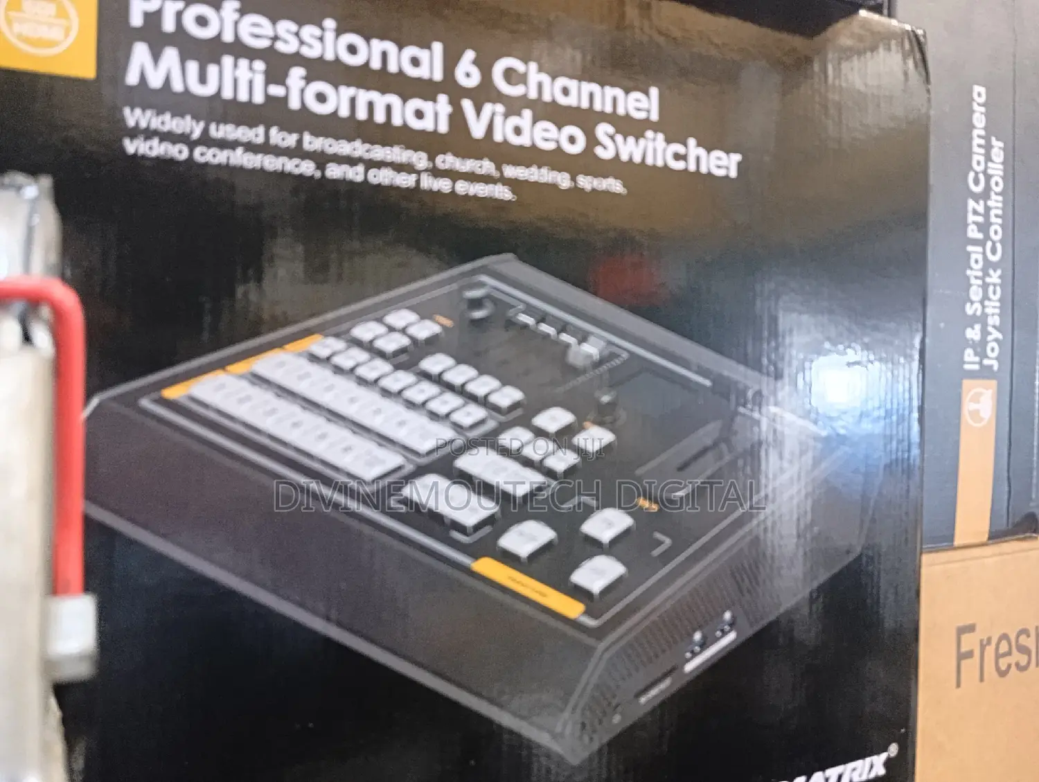 6 Channels Av Matrix Video Mixer With Recorder