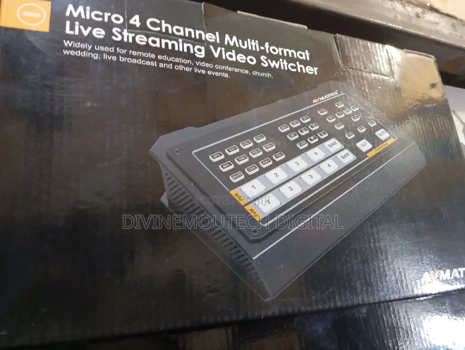 4 Channels Video Mixer With Chrome Key